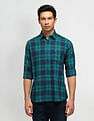 Arrow Sport Slim Fit Tartan Checked Shirt