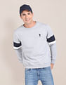 U.S. Polo Assn. Heathered Panelled Sleeve Sweatshirt