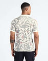 Flying Machine Floral Print Cotton Polo Shirt