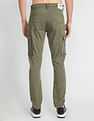 Flying Machine Mid Rise Slim Fit Cargo Jeans