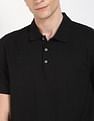 Calvin Klein Jeans Striped Regular-Fit Polyester Polo T-Shirt