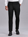 Tommy Hilfiger Regular-Fit Solid Mid Rise Trousers