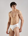 Calvin Klein Underwear White Solid Mid Rise Brief