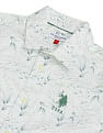 U.S. Polo Assn. Kids Boys Spread Collar Tropical Shirt