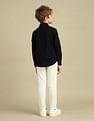 U.S. Polo Assn. Kids Boys Brand Stripe Cotton Shirt