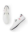 U.S. Polo Assn. Men Brand Stripe Perforated Campbell Slip On Shoes