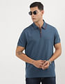 Tommy Hilfiger Zip Placket Tipping Polo Shirt