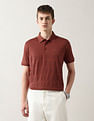 Arrow Textured Regular Fit Polo Shirt