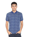 Flying Machine Typographic Print Polo Shirt