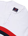 Flying Machine Horizontal Stripe Cotton Polo Shirt