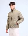 Flying Machine Regular Fit Solid Padded Jacket