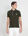 U.S. Polo Assn. Denim Co. Solid Pique Polo Shirt