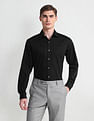Arrow Cutaway Collar Herringbone Shirt