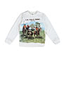 U.S. Polo Assn. Kids Boys Brand Printed Regular Fit Sweatshirt