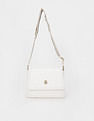 Tommy Hilfiger Solid White Pu Sling Bag
