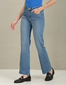 U.S. Polo Assn. Women Mid Rise Boot Cut Jeans