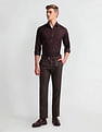 Arrow Solid Manhattan Slim Fit Shirt