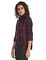 U.S. Polo Assn. Women Regular Fit Checked Shirt