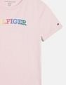 Tommy Hilfiger Girls Pink Logo T-Shirt