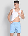 USPA Innerwear Brand Stripe Dual Pocket IYAX Boxers - Pack Of 1