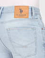 U.S. Polo Assn. Denim Co. Henry Cropped Fit Blue Jeans