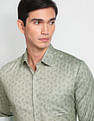 Arrow Floral Print Pure Cotton Formal Shirt
