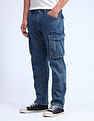 Flying Machine Cobain Loose Fit Blue Jeans