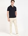 Tommy Hilfiger Solid Regular-Fit Cotton Polo Shirt