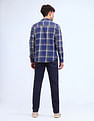 Flying Machine Slash Slim Tapered Fit Jeans