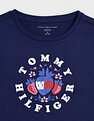 Tommy Hilfiger Kids Girls Graphic Regular Fit Cotton T-Shirt