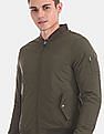 U.S. Polo Assn. Denim Co. Olive And Charcoal Reversible Bomber Jacket
