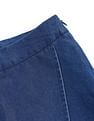 U.S. Polo Assn. Kids Girls Cotton Denim Skorts