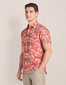 U.S. Polo Assn. Tropical Print Linen Shirt