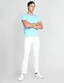 U.S. Polo Assn. Denim Co. Harold Slim Straight Fit White Jeans