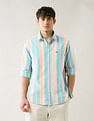 Arrow Sport Vertical Striped Tailored Fit Shirt