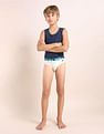 USPA Innerwear Boys Cotton Spandex Solid Briefs - Pack Of 5