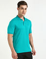 Calvin Klein Jeans Solid Slim-Fit Cotton Polo T-Shirt