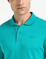 Calvin Klein Jeans Solid Slim-Fit Cotton Polo T-Shirt