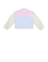 U.S. Polo Assn. Kids Girls Vertcial Striped Colorblocked Top