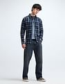 Flying Machine Tartan Checked Twill Shirt