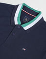 Arrow Sports Striped Collar Cotton Polo Shirt