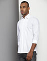 Calvin Klein Solid Slim Fit Casual Shirt