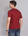AD by Arvind Crew Neck Printed T-Shirt