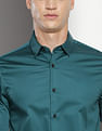 Calvin Klein Solid Satin Shirt
