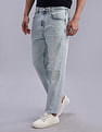 Tommy Hilfiger Light Washed Regular Fit Low Rise Jeans