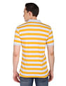 AD by Arvind Horizontal Stripe Pique Polo Shirt