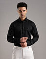 Tommy Hilfiger Checked Regular Fit Plain Woven Shirt