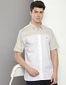 Tommy Hilfiger Colour Block Cotton Shirt