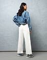 Flying Machine Women High Rise Wide Leg Jeans