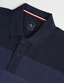 Arrow Sports Colour Block Cotton Polo Shirt